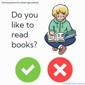 Ambiki - Basic yesno questions for school age students (500 × 500 px)